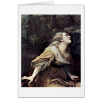 St.Mary Magdalene By Antonio Allegri Da Correggio Card