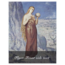 St. Mary Magdalene In The Desert By Puvis De Chava Flyers