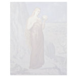 St. Mary Magdalene In The Desert By Puvis De Chava Custom Letterhead