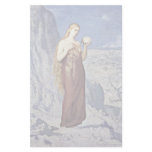 St. Mary Magdalene In The Desert By Puvis De Chava Customized Stationery
