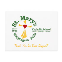 St. Mary's Catholic School Thank You Post Card postcards by stmarywf St. Mary's Catholic School Thank You Post Card postcards