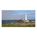 St Mary's Lighthouse in Whitley Bay photocard Picture Card