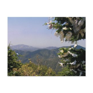 St Mary&#39;s throne Troodos Mountains Cyprus postcard