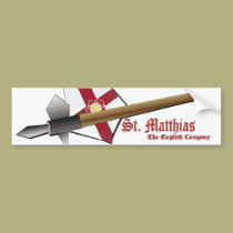 St. Mathhias Bumper Sticker bumper stickers