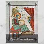 St. Matthew By Meister Des Book Of Lindisfarne (Be Full Color Flyer