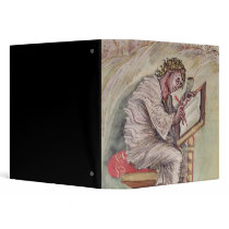St. Matthew, from the Ebbo Gospels 3 Ring Binders