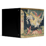 St. Michael and his angels fighting the dragon 3 Ring Binders