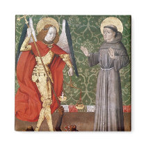 St. Michael and St. Francis of Assisi, c.1480 Magnets