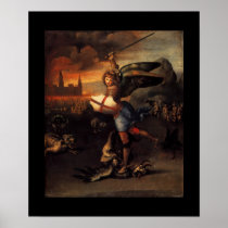 St MICHAEL AND THE DRAGON Print