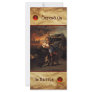 St Michael and the Dragon  Prayer Card Custom Rack Cards