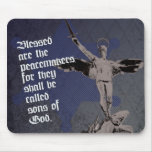 St. Michael Archangel - Sheriff Star Deputy Mouse Pads