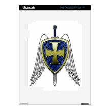 St Michael - Dragon Scale Shield Decals For iPad 3