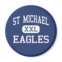 St Michael - Eagles - High - Saint Michaels magnets by customteamsportswear St Michael - Eagles - High - Saint Michaels magnets