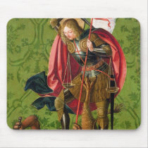 St. Michael Killing the Dragon Mouse Pads