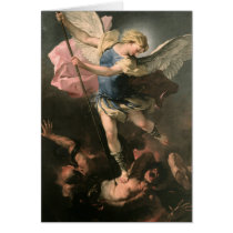 St. Michael, Luca Giordano (Fa Presto) Cards