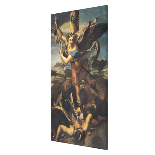 St. Michael Overwhelming The Demon, 1518 Canvas Print | Zazzle