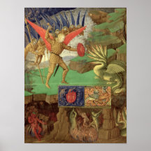 St. Michael Slaying the Dragon Print