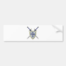 St Michael - Swords and Shield Bumper Stickers