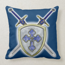 St Michael - Swords and Shield Pillows