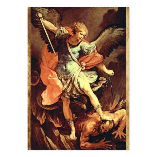 St. Michael the Archangel Business Card Templates (back side)