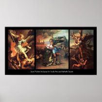 St MICHAEL THE ARCHANGEL COLLECTION Print