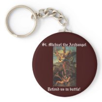 St. Michael the Archangel Keychain