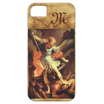 St. Michael the Archangel Monogram iPhone 5 Covers