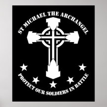 St Michael The Archangel - Protect Our Soldiers Posters