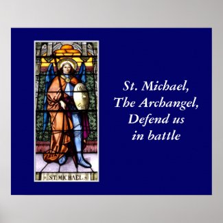 St. Michael The Archangel Stained Glass Window