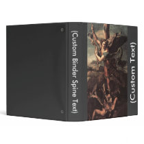 St Micheal and the Devil 3 Ring Binder