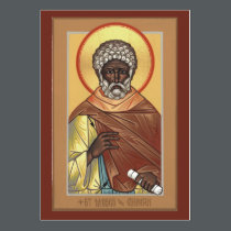 St. Moses the Ethiopian Mini Prayer Card business cards