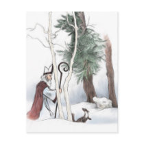 St Nicholas and the Pine Marten postcards