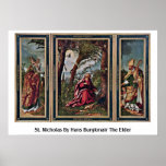 St. Nicholas By Hans Burgkmair The Elder Print