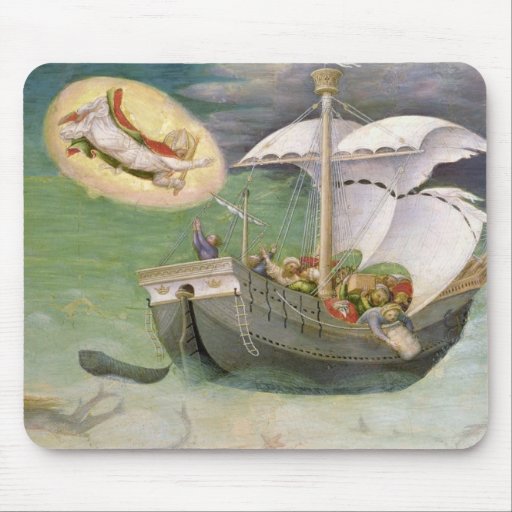 St. Nicholas Saves a Ship from Wreckage Mousepad