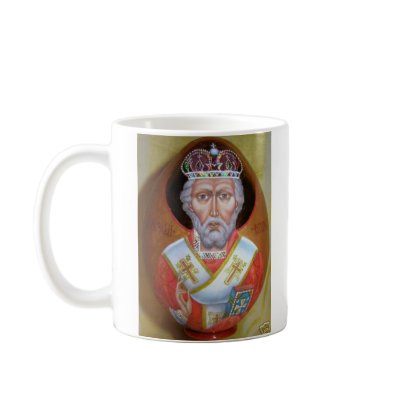 St. Nikolas, archbishop Mirlikian, Miracle-maker Coffee Mug by wwwsikhote