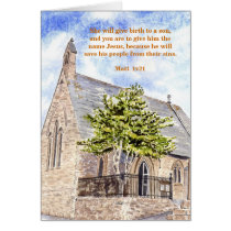 'St. Nun's Church (Scripture)' Card by picklelillysdad 'St. Nun's Church (Scripture)' Card