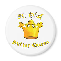 St. Olaf Butter Queen Products magnets