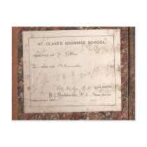 St Olave's Grammar School, 1907 postcards
