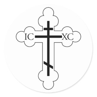 St. Olgas Cross sticker sticker