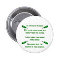 St. Paddle's Kayak Blessing Pinback Buttons