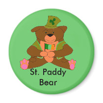 St. Paddy Bear magnets