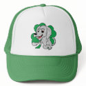 St Paddy's Day Irish Wolfhound Hat by MenagerieMayhem St Paddy's Day Irish Wolfhound Hat