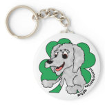 St Paddy's Day Irish Wolfhound Keychain
