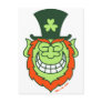 St Paddy's Day Leprechaun Grinning from Ear to Ear Post Card