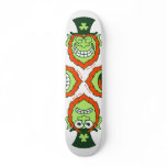 St Paddy's Day Leprechaun Grinning from Ear to Ear Skate Board Deck