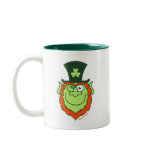 St Paddy's Day Leprechaun Winking and Smiling Coffee Mugs