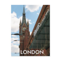 St Pancras Kings Cross London UK postcard
