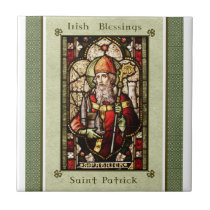 St. Patrick Ceramic Tile Trivet Decoration tiles