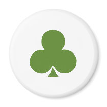 St Patrick Clover Spade magnets