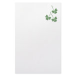 St. Patrick Day Shamrock Customized Stationery